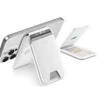 ESR for MagSafe Wallet, 5 Card Holder, Magnetic Wallet with Adjustable Stand, Secure Grip Finger Loop, for iPhone 16/15/14/13/12, Not 13/12 mini, Not Find My Compatible, Dark-Blue