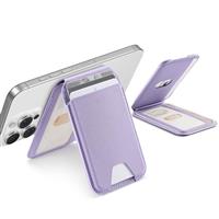 ESR for MagSafe Wallet, 5 Card Holder, Magnetic Wallet with Adjustable Stand, Secure Grip Finger Loop, for iPhone 16/15/14/13/12, Not 13/12 mini, Not Find My Compatible, Dark-Blue