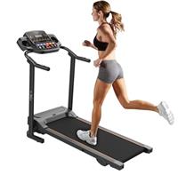 EVOLVE Treadmill for Home - 3 level manual inclination & Foldable running machine with 12 programs - Bluetooth, speaker, USB Port, AUX - Zwift App for smart phone