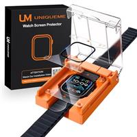 UniqueMe for Apple Watch Ultra/Utrla 2 Screen Protector 49mm - 2 Pack [Strong Asorption] [Ceramic Film Not Glass] Bubble-Free Anti-Scratch HD Clear Cover Soft Film iWatch Easy Installation