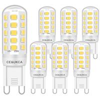Brantoo G9 LED Bulbs 3W Daylight White 4000K, No Flicker Equivalent to 40W Halogen Bulbs, CRI>85, G9 Socket Energy Saving Led Lamp, Not Dimmable, AC 230V