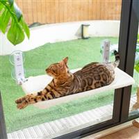 CATISM Foldable Cat Window Bed Hammock up to 20 kg, Reinforced Cat Window Perch with Strong Suction Cup