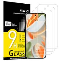 NEW'C 3 Pack Designed for Google Pixel 9 Pro XL Screen Protector Tempered Glass,Case Friendly Ultra Resistant