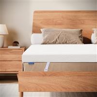 NewentorLife Mattress Topper with Washable Cover OEKO-TEX and CertiPUR-US Certified