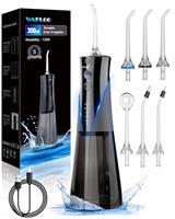 Water Flossers for Teeth - 5 Modes, 6 Flossing Tips, Rechargeable Cordless Portable 300ML Larger Tank Electric Waterflosser Cleaner IPX7 Waterproof Floss Cleaning Teeth Pick for Home Travel