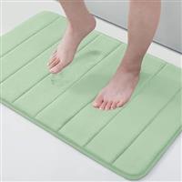 smiry Memory Foam Bath Mat Extra Soft Non-Slip Bathroom Mat, Super Absorbent Bath Mats for Bathroom Floor, Machine-Washable Dry Bath Rug Foot Mat
