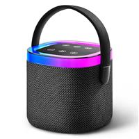 LENRUE Portable Bluetooth Speaker with RGB Lights, IPX5 Wate