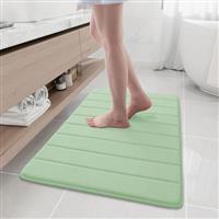 smiry Memory Foam Bath Mat Extra Soft Non-Slip Bathroom Mat, Super Absorbent Bath Mats for Bathroom Floor, Machine-Washable Dry Bath Rug Foot Mat