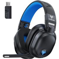 WESEARY 3D Wireless Gaming Headset with Microphone 2.4GHz & Bluetooth Gaming Headphones for PS4, PS5, PC, Switch, Laptop, Mobile, Wireless Headsets with Crystal Clear Mic, 50mm Drivers