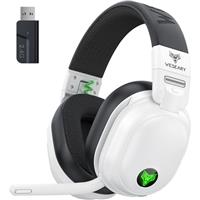 WESEARY 3D Wireless Gaming Headset with Microphone 2.4GHz & Bluetooth Gaming Headphones for PS4, PS5, PC, Switch, Laptop, Mobile, Wireless Headsets with Crystal Clear Mic, 50mm Drivers