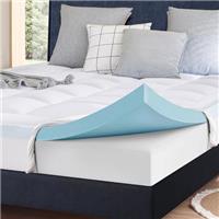 ELEMUSE Mattress Topper - Cooling Mattress Topper with Washable Pillow Top Mattress