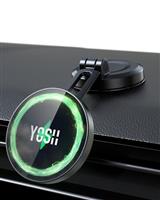 YOSH Mag-Safe Car Charger Mount, 15W Charging Dashboard Wireless iPhone Car Charger, Magnetic Phone Holder with 36W Adapter for iPhone 16/15/14/13/12 Series & All Phones with Mag-Safe Ring
