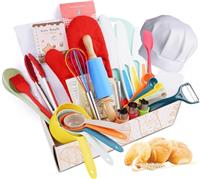 Kids Cooking & Baking Set Real Cookware Utensils Guide - Com
