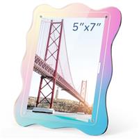 NiHome 4-Pack Wall Mount Acrylic Jewelry Storage for Necklac