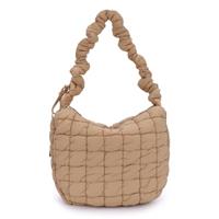 LUZGAT Puffer Bag Quilted Padded Tote Bags Women Puffy Hobo