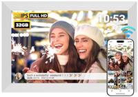 FRAMEO Digital Picture Frame, 10.1 Inch Smart WiFi Digital Photo Frame 1280x800 IPS LCD Touch Screen, Auto-Rotate, Built in 32GB Memory, Share Photo or Video Instantly via Frameo App from Anywhere