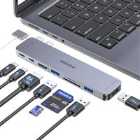 USB C Docking Station for Laptop Dual Monitor, Melelink USB C Hub 2 Monitors Adapter, USB to HDMI Dock USB C