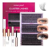 Ocean Pearl Cluster Lashes Kit DIY Individual Eyelash Extension Kit False Eyelashes