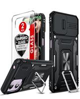 LeYi for Samsung Galaxy A26 5G Phone Case with 2 Tempered Gl
