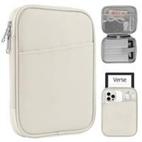 HoYiXi Universal Sleeve Bag for 7-8 inch Tablet Fire HD 8/Fire HD 8 Plus Compatible iPad Mini (6th Gen) 8.3" 2021, iPad Mini 5/4/3/2/1, Tab A8, 7"-8" inch Android Tablet Sleeve Case -Grey