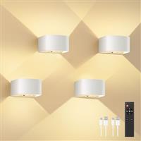 FULEN 4Pack Wall Lights with Motion Sensor