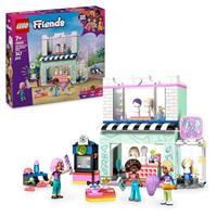 LEGO Friends Hair Salon and Accessories Shop Toy, Hairdresser Role-Play Set for 7 Plus Year Old Girls, with 3 Mini Doll Characters for Pretend Play, Birthday Gift Idea 42662