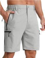 APTRO Mens Cargo Hiking Shorts Outdoor Lightweight Golf Casual Shorts for Men with 5 Zipper Pockets