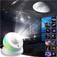 Galaxy Projector, 13 in 1 Meteor Planetarium Star Projector, Realistic Starry Sleep Sky Night Light with 360 Rotation Large Scale, 4K HD Constellation Projection for Kids Adults Bedroom Ceiling Decor