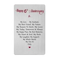 Happy Anniversary Card for Women Men Husband Wife - Anniversary Decorations Gifts for Him Her Boyfriend Girlfriend