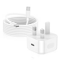 iPhone 15 Charger, 20W Apple USB C Charger Plug and Cable Type C 2M Fast Charging for iPhone 16/15 Pro/15 Plus iPad Pro 12.9/11 1Gen Air 5th/4th, 2022 iPad 10th Mini 6th