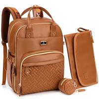 Dikaslon Changing Bag Backpack, Large Nappy Back Pack Multifunction Baby Bags with Portable Changing Mat, Pacifier Holder, and Stroller Straps, for Mom and Dad
