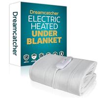 Dreamcatcher Electric Blanket, Soft Polyester Electric Blanket Fitted Underblanket Mattress Cover, 3x Heat Settings and Machine Washable Heated Blanket