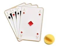 Game Of Poker Jack Queen King Ace Lapel Pin Badge Brooch