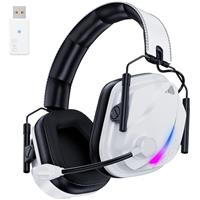 Vakedy HW10 Wireless Gaming Headset for PS5,PS4,PC,2.4GHz Bl