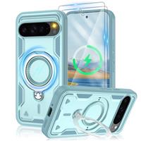 Jshru for Pixel 8 Pro Case with 2 Screen Protectors, 3 in 1