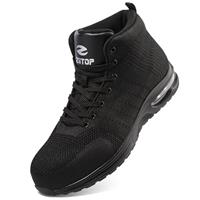 Mens Work Boots Safety Boots Steel Toe Cap Boot Men's Work & Utility Footwear Non-Slip Light Weight Industrial Protective Composite