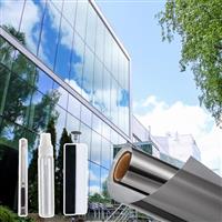Lifetree One Way Window Film Privacy Refective Window Tint Film Home Self-adhesive UV Blackout Heat Control