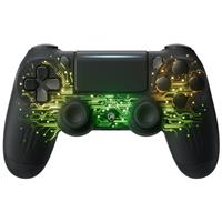 ECHTPower Wireless Controller for PS4, Compatible with PS4/Slim/Pro/PC, Gamepad with Dual Vibration, RGB, 1000mAh Battery, 6-Axis, Touchpad, Headphone Jack, Screenshot