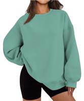 LACOZY Women's Long Sleeve Sweatshirts Crewneck Casual Pullover Sweaters Oversized Loose Fall Top Jumpers