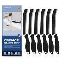 Cleangor Crevice Cleaning Brushes UK, Grout Cleaner Brush for Small Spaces to Reach, Magic Brush, Bathroom Accessory, Cleaning Tools, Cleaning Supplies for Shower, Toilet, Sink, Tile