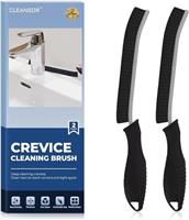 Cleangor Crevice Cleaning Brushes UK, Grout Cleaner Brush for Small Spaces to Reach, Magic Brush, Bathroom Accessory, Cleaning Tools, Cleaning Supplies for Shower, Toilet, Sink, Tile