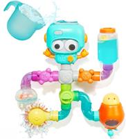 Baby Bath Toys for 1-3 Year Olds, 9 Pack No Hole Mould Free