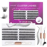 Ocean Pearl Cluster Lashes Kit DIY Individual Eyelash Extension Kit False Eyelashes