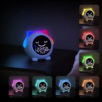 MRSCOZ Sleep Training Clock, Kids Alarm Clock with Night Light & Nap Timer, Time to Wake Alarm Clock for Kids, Children's Sleep Trainer, Kids Wake Up Light, Sleep Sound Machine