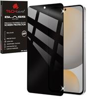 TECHGEAR Anti Spy Screen Protector fits Samsung Galaxy S24 FE - PRIVACY Filter 3D GLASS Genuine Tempered Glass Full Screen Protector Guard Cover Compatible with Samsung Galaxy S24 FE 5G