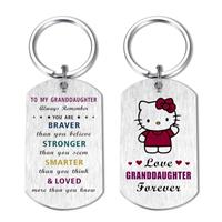 EE&YU Granddaughter Keyring Gifts - Love My Adult Granddaugh