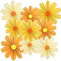 Wall Paper Fans Classroom Decoration Paper Floral Backdrop Decor Paper