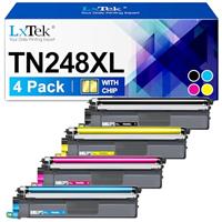 LxTek Compatible Toner Cartridge Replacement for Brother TN1050 - 4-Pack (Black) - Compatible with HL-1110, 1210W, 1212W, 1112, DCP-1510, 1610W, 1612W, 1512, 1910W, 1810