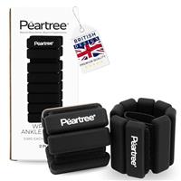 Peartree Ankle and Wrist Weights Set of 2 Adjustable 0.5kg Ankle Weights for Women & Men Wearable Arm & Leg Weights for Pilates, Dancing, Fitness, Jogging, Swimming