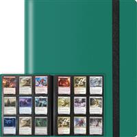Trading Card Binder Holder 9 Pocket Card Album Folder, Card Collection Binder with 360 Side Loading Pocket Card Book Fit for MTG Baseball Football Sports Card Play Cards